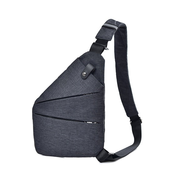 Summer Single Shoulder Bags for Men Waterproof Nylon Chest Bag