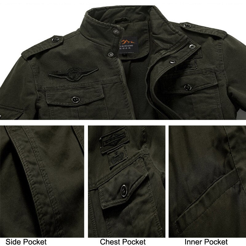 Men's Bomber Jackets Casual Coats Outwear