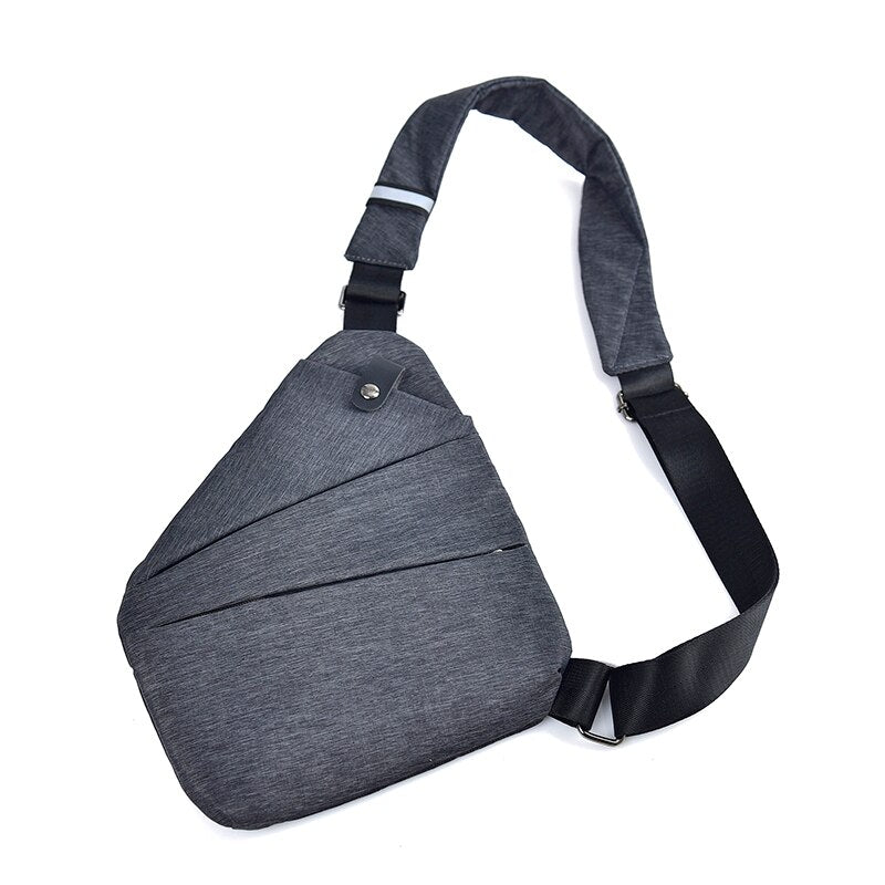 Summer Single Shoulder Bags for Men Waterproof Nylon Chest Bag