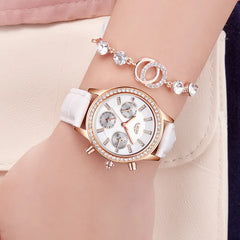 Women Casual Leather Dress Watches