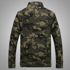 Casual Man Camouflage Coats Outwear Windbreaker Clothing