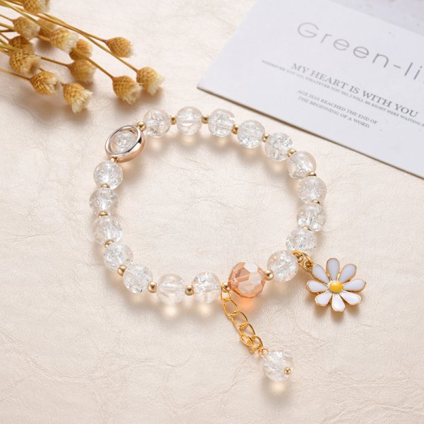 Fashion Sweet Daisy Flower Minimalist Flowers Bracelet