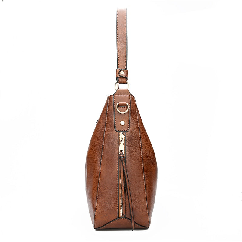 Hobo Leather Women Handbags Shoulder Bags Fashion