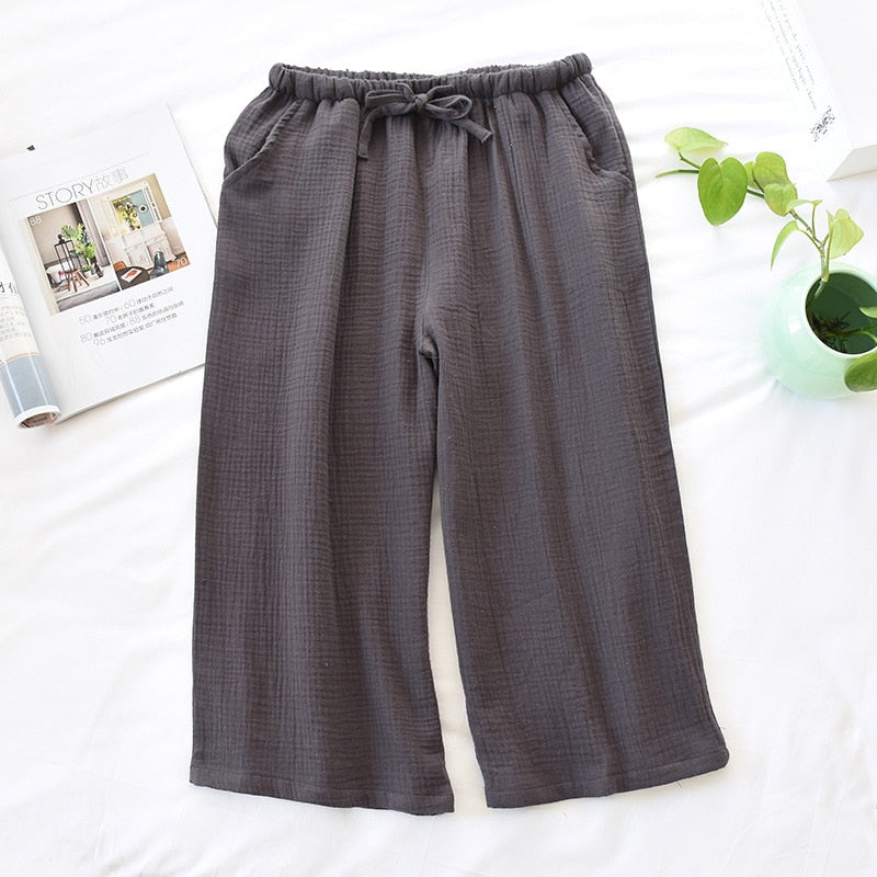 Light/Deep Gray Bottom Summer Night Pants