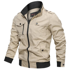 Casual Male Jackets Cotton Slim Outwear Windbreaker Coats Clothing