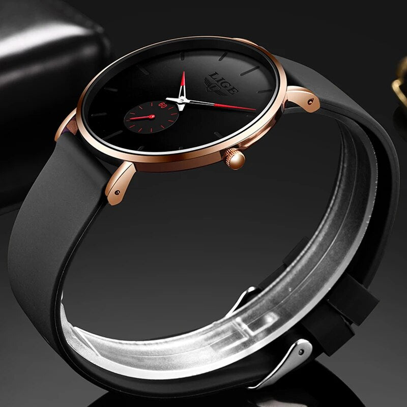 Fashion Sports Mens Watches Simple Ultra-Thin