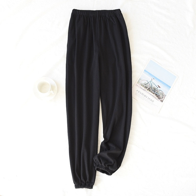 Style Cotton Pajama Pants Home Lounge