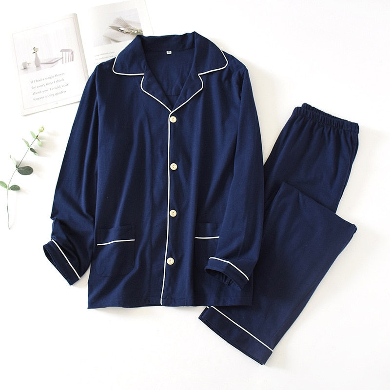 style couple pajamas suit long-sleeved plus size home service