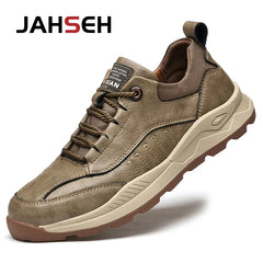 Men Genuine Leather Comfy Outdoor Walking Men Shoes