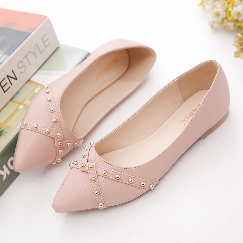 Woman Flats Shoes Pointed Toe Casual Shoes Comfortable