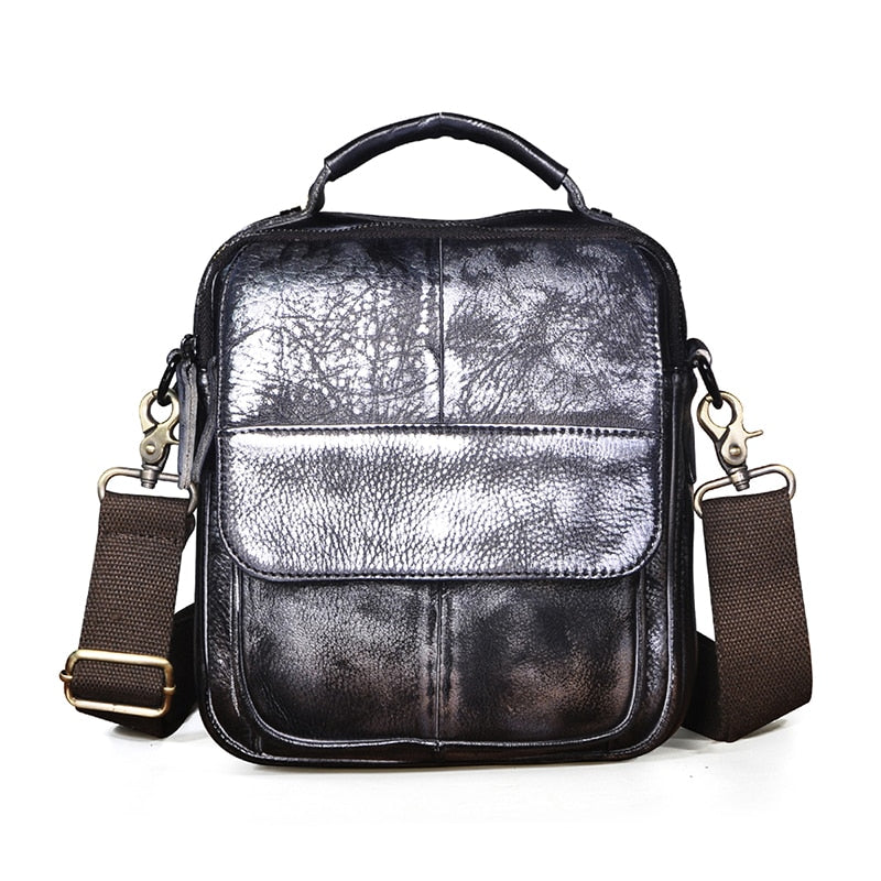 Original Leather Male Fashion Casual Tote Messenger