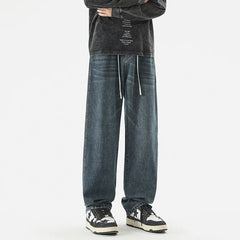 Men's Loose Wide Leg Jeans Fashion Y2K Streetwear