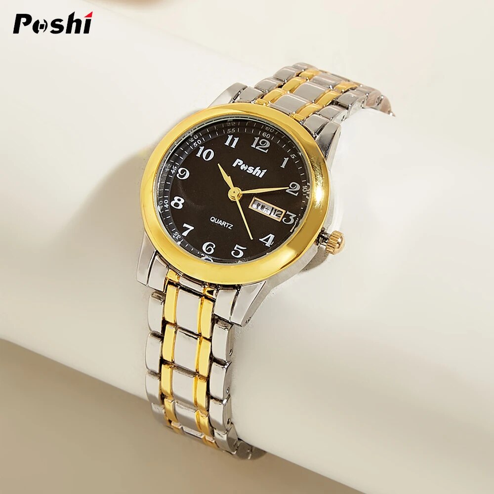 Quartz Watch for Women Fashion Ladies Bracelet Stainless Steel Strap