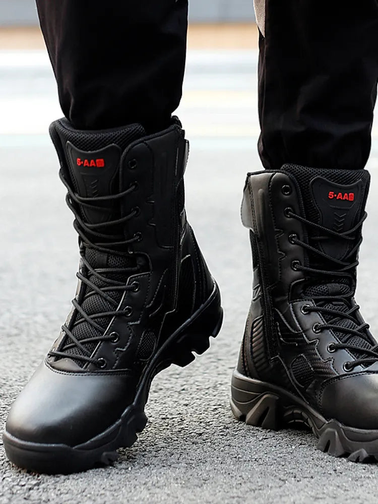 Men Boots Casual Shoes Motorcycle Ankle