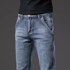 Classic Style Men's Cargo Jeans Fashion Casual