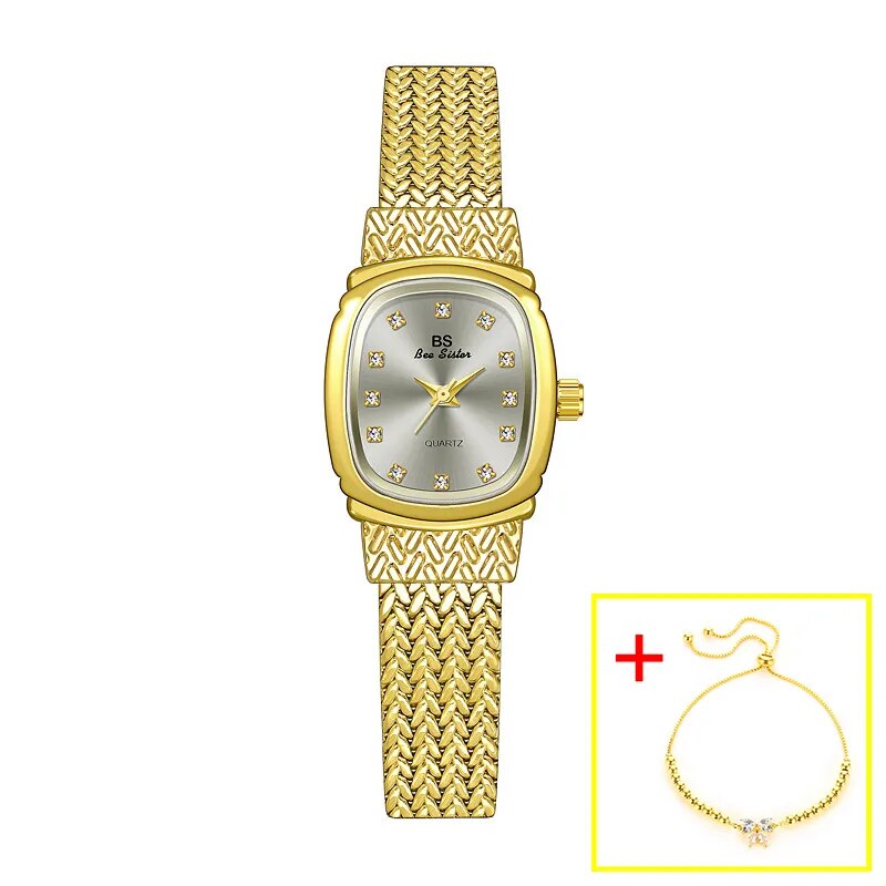 Watch Women Fashion Simple Quartz Wristwatch Stainless Steel