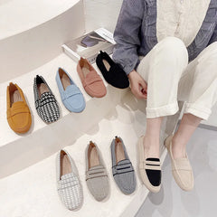 Fashion Knit Loafers Ballet Flats Mesh Breathable Slip on Loafers