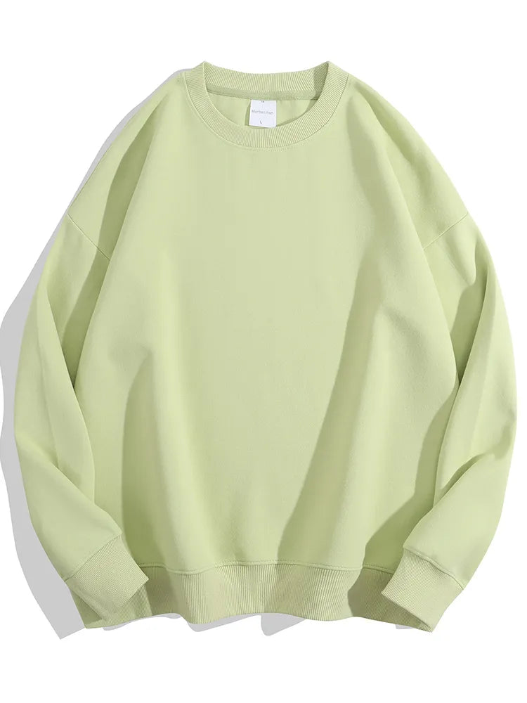 Pullover Sweatshirts Oversize O Neck Loose Long Sleeve Top