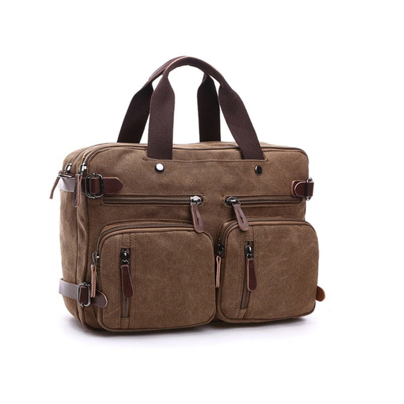 Canvas Men Travel Handbag Large Capacity Outdoor Bags