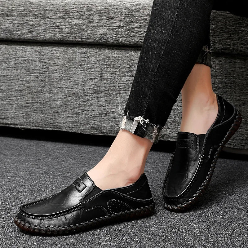 Men's Shoes Outdoor Loafers Breathable Driving Shoes