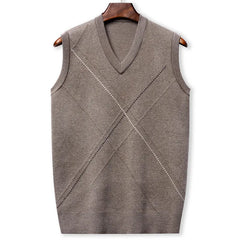 Sleeveless Jackets Vest Warm Jumper Knitted Waistcoats Casual