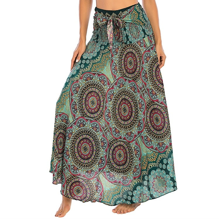 Ethnic Style Fashion Skirts Clothes Bohemian Boho Flowers