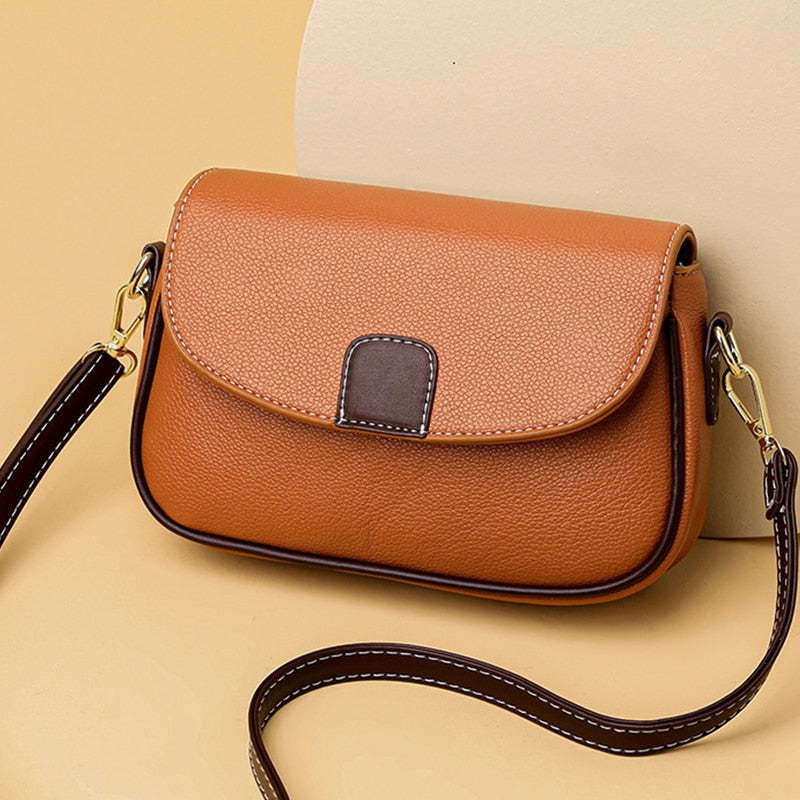 Solid Color Women's Small Handbag Fashion Shoulder Messenger Bag