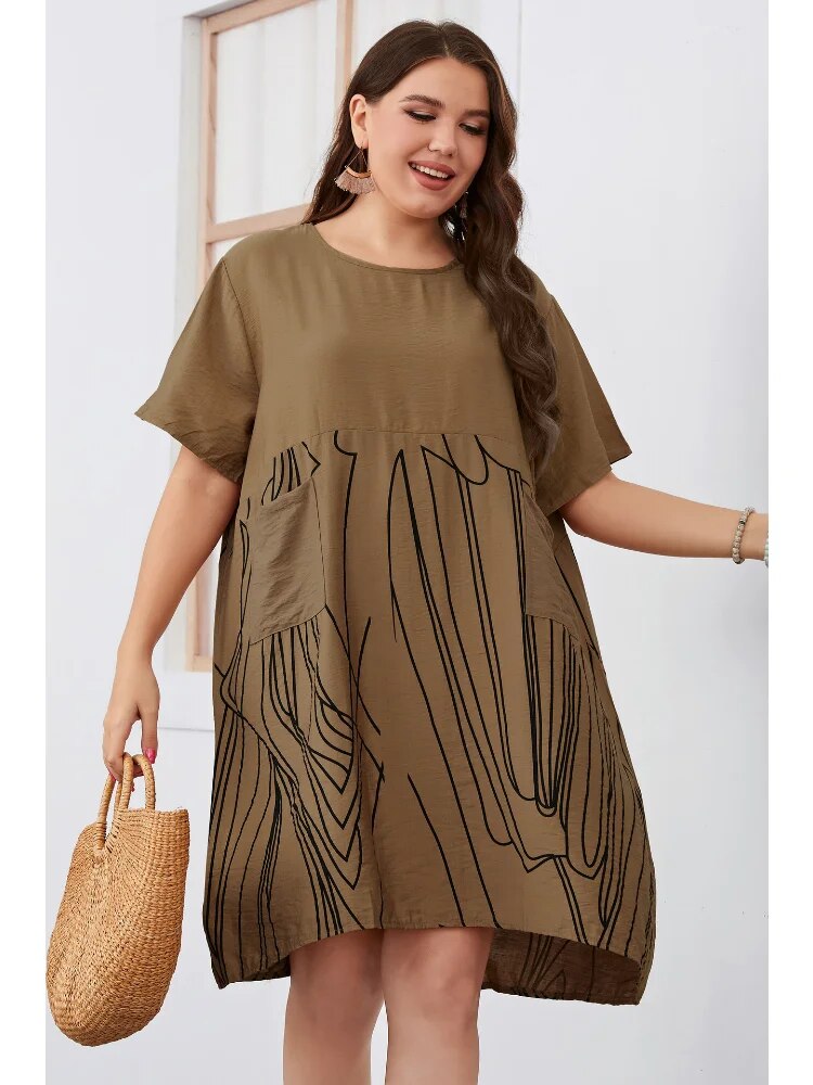 Oversized Loose  Dress women clothing