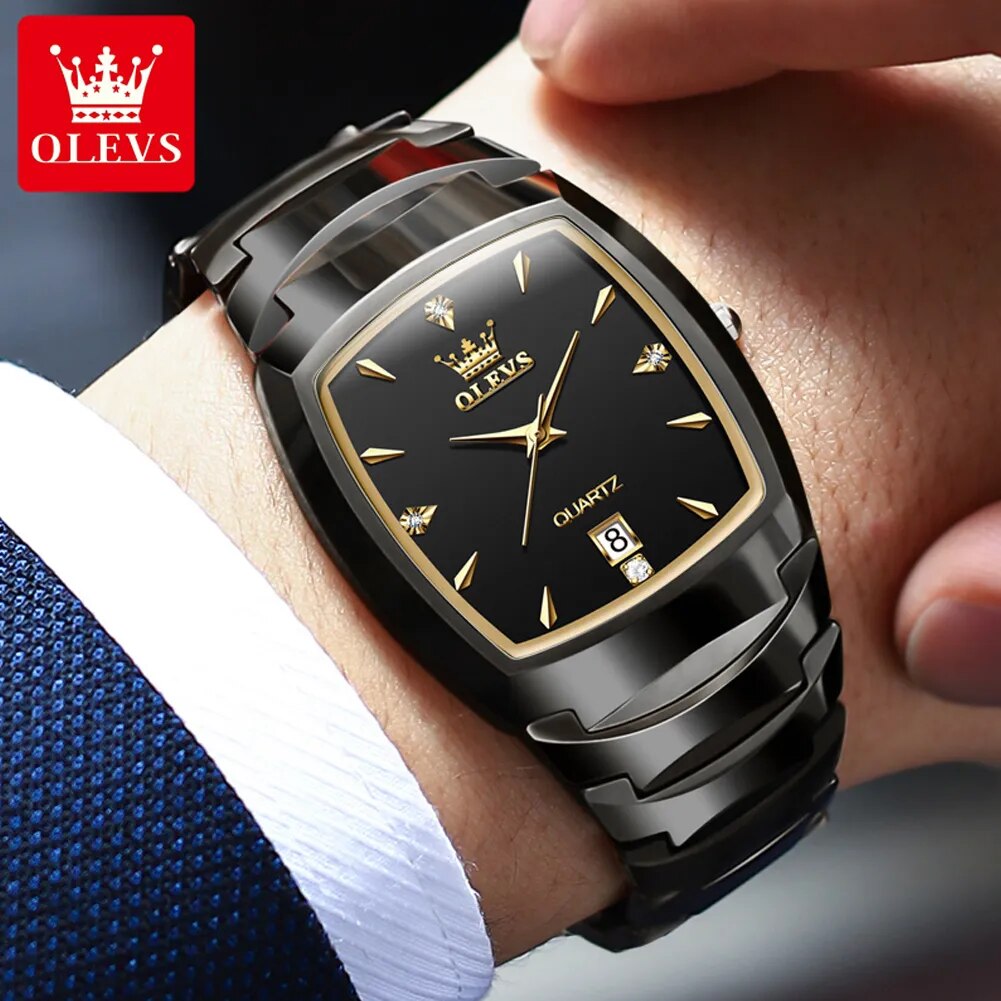 Original Quartz Watch for Men Steel Strap