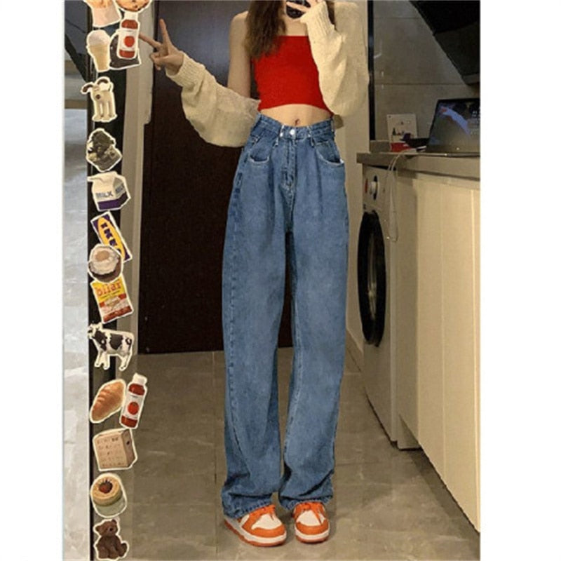 Baggy Jeans Pants Vintage  High Waist Streetwear