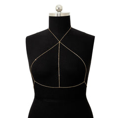 Simple Style Chain Necklace Belly Body Chain Fashion