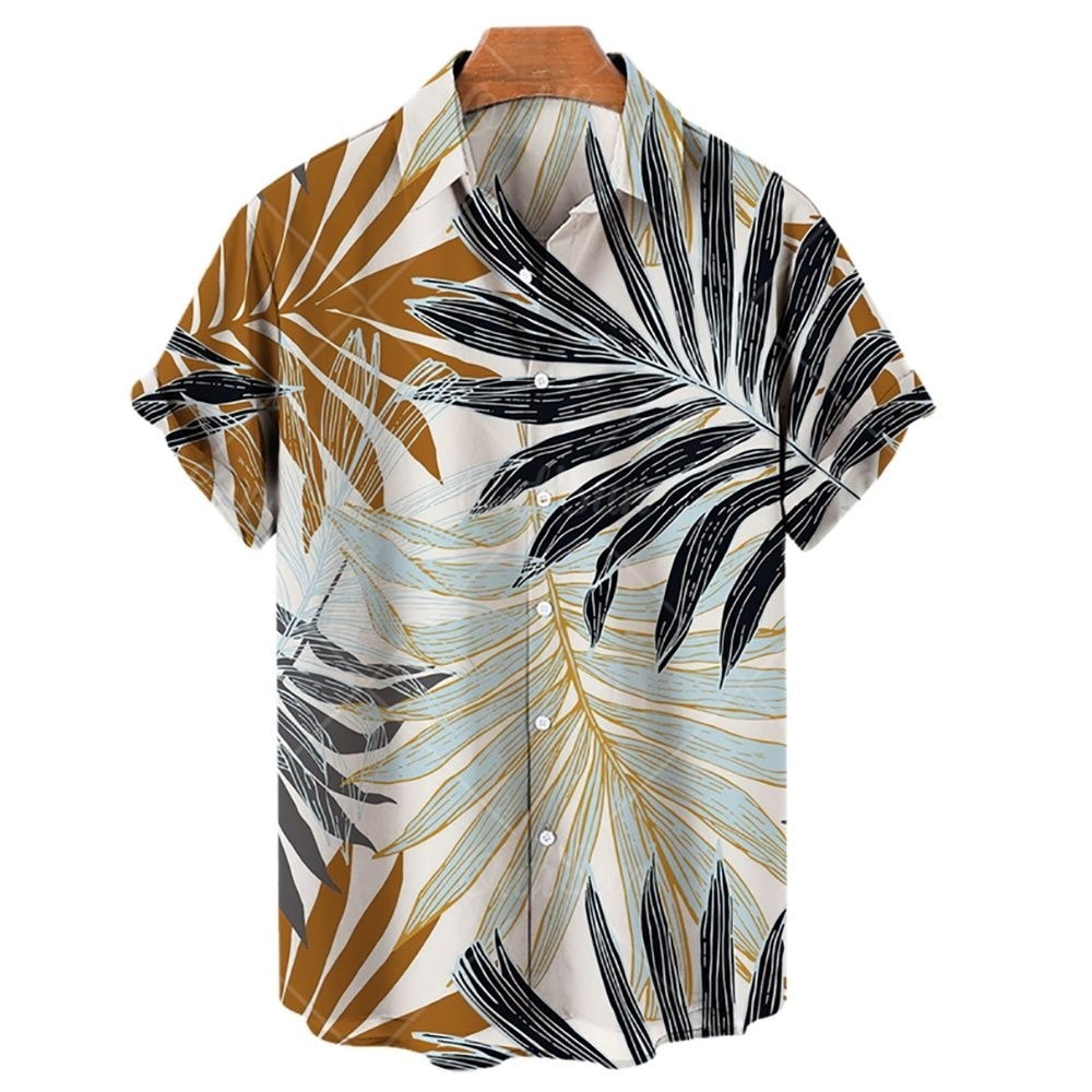 Men's Summer Hawaiian Printed Oversized Floral Shirt