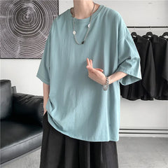 Oversized T Shirts Colorful Classical Short Sleeve O-Neck