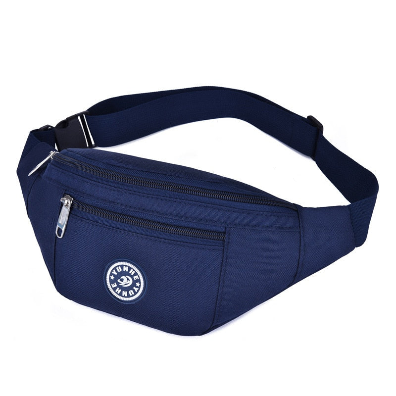 Fashion Men Waist Bag Casual Fanny Pack Canvas Outdoor