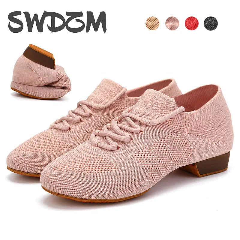 Dance Shoes women latin Practice Training woman ladies