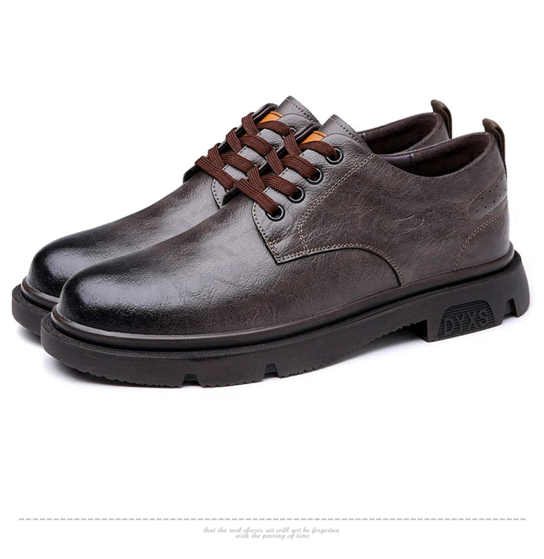 Classic Genuine Leather Oxford Shoes British Style Plus Size