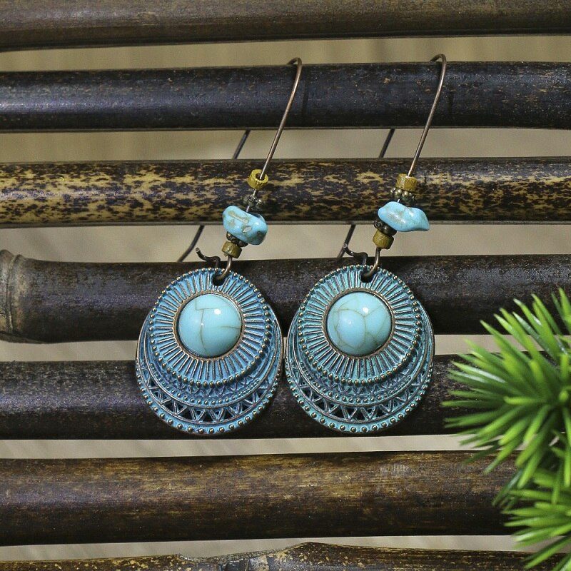 Long Ethnic Drop Vintage Earrings Statement Big Tassel Fashion Jewelry