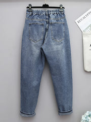 Oversize Jeans Fashion Chic Streetwear Style  High Waist Denim