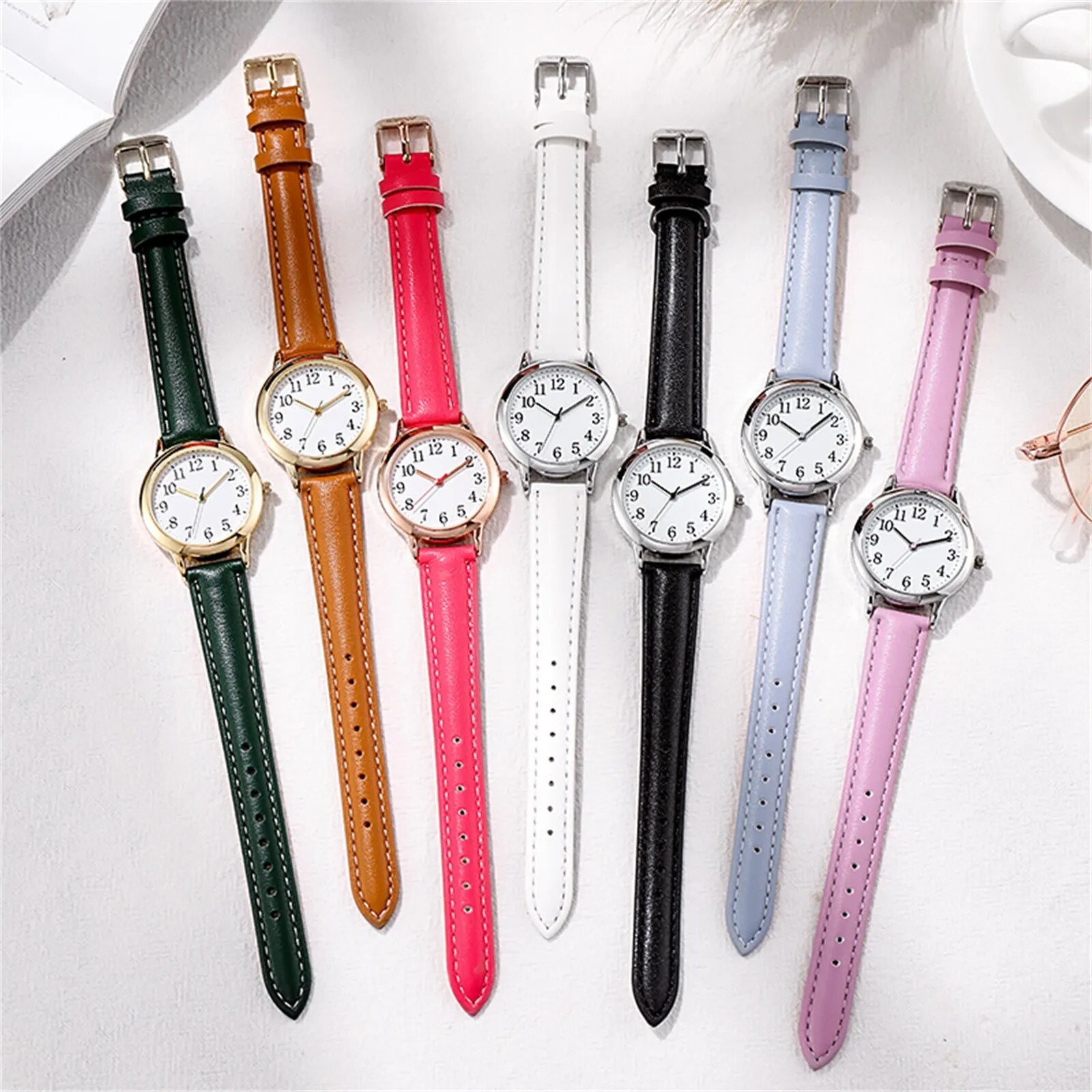 Quartz Simple-Dial Women Quartz Fine Watch