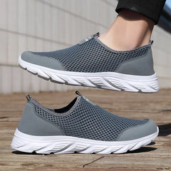 Men Shoes Summer Breathable Soft Lightweight Walking Casual