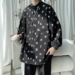 Short Sleeve Men Casual Printed Shirts