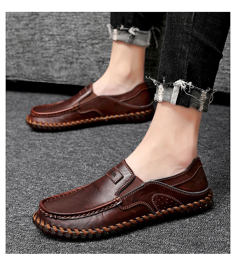 Men's Shoes Outdoor Loafers Breathable Driving Shoes