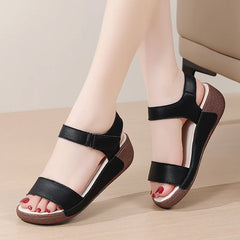 Women Wedge Heels Sandals Platform Ankle Strap