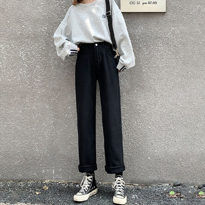 Baggy Jeans Pants Vintage  High Waist Streetwear