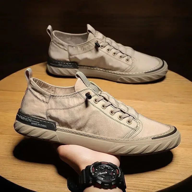 Men Casual Shoes Canvas Shoes Sneakers Flat Vulcanized Trend