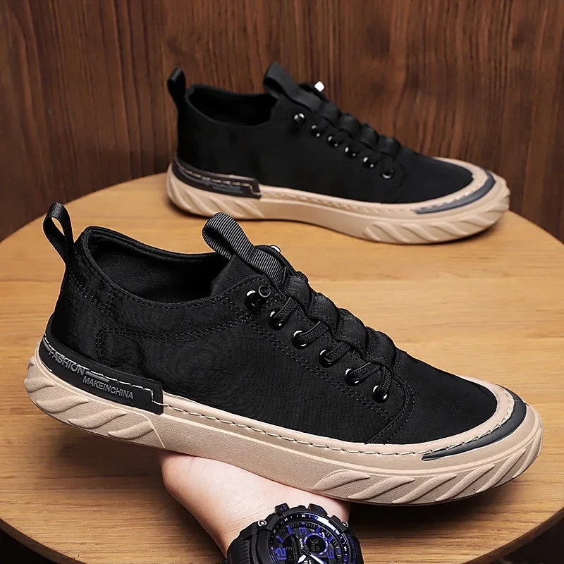 Men Casual Shoes Canvas Shoes Sneakers Flat Vulcanized Trend