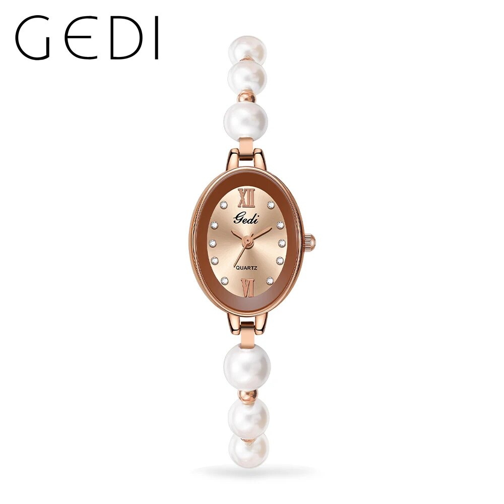 Bracelet Watch Pearl Fashion Quartz Wristwatches