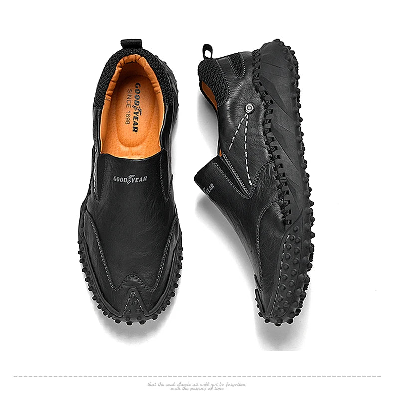 Men Casual Loafers Comfortable Flat Walking Footwear Moccasins