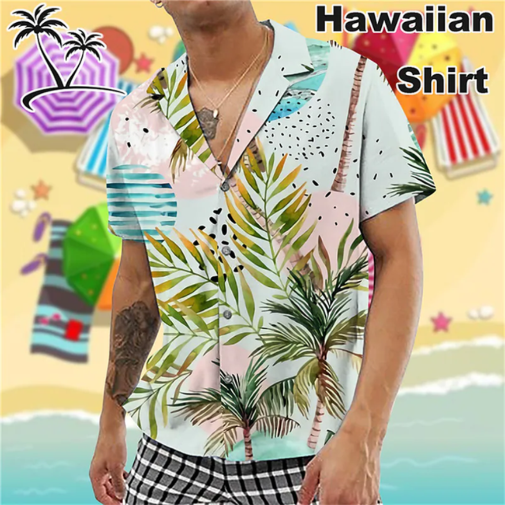 Hawaii Shirts Print Beach Retro 5xl Fashion Top