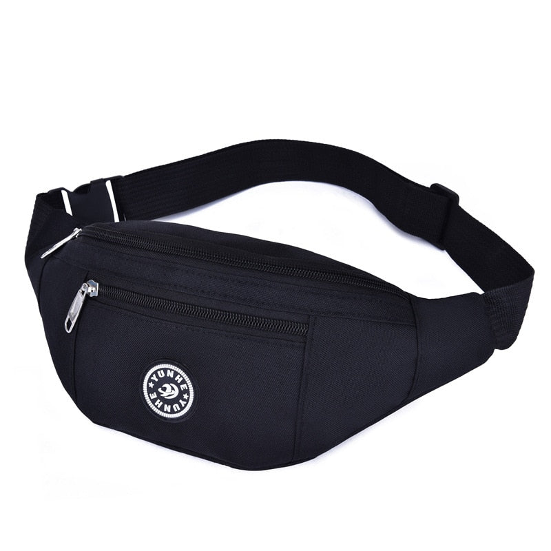 Fashion Men Waist Bag Casual Fanny Pack Canvas Outdoor